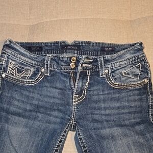 Vigoss Women's Dark Blue Boot Cut Jeans